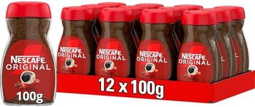 NESCAFÉ Original Instant Coffee – Rich & Bold Roast – 100g (Pack of 12)