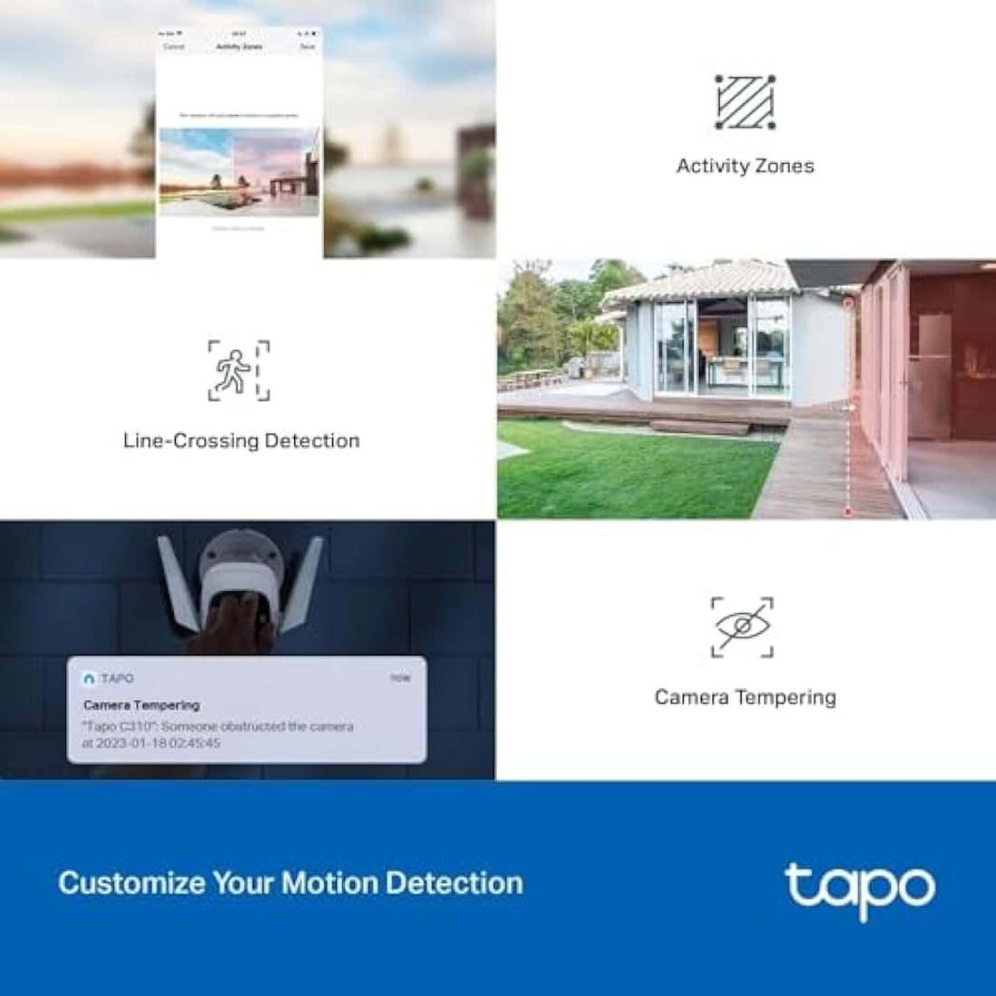 TP-Link Tapo C310 2K Outdoor Security Camera 2-Pack | AI Detection
