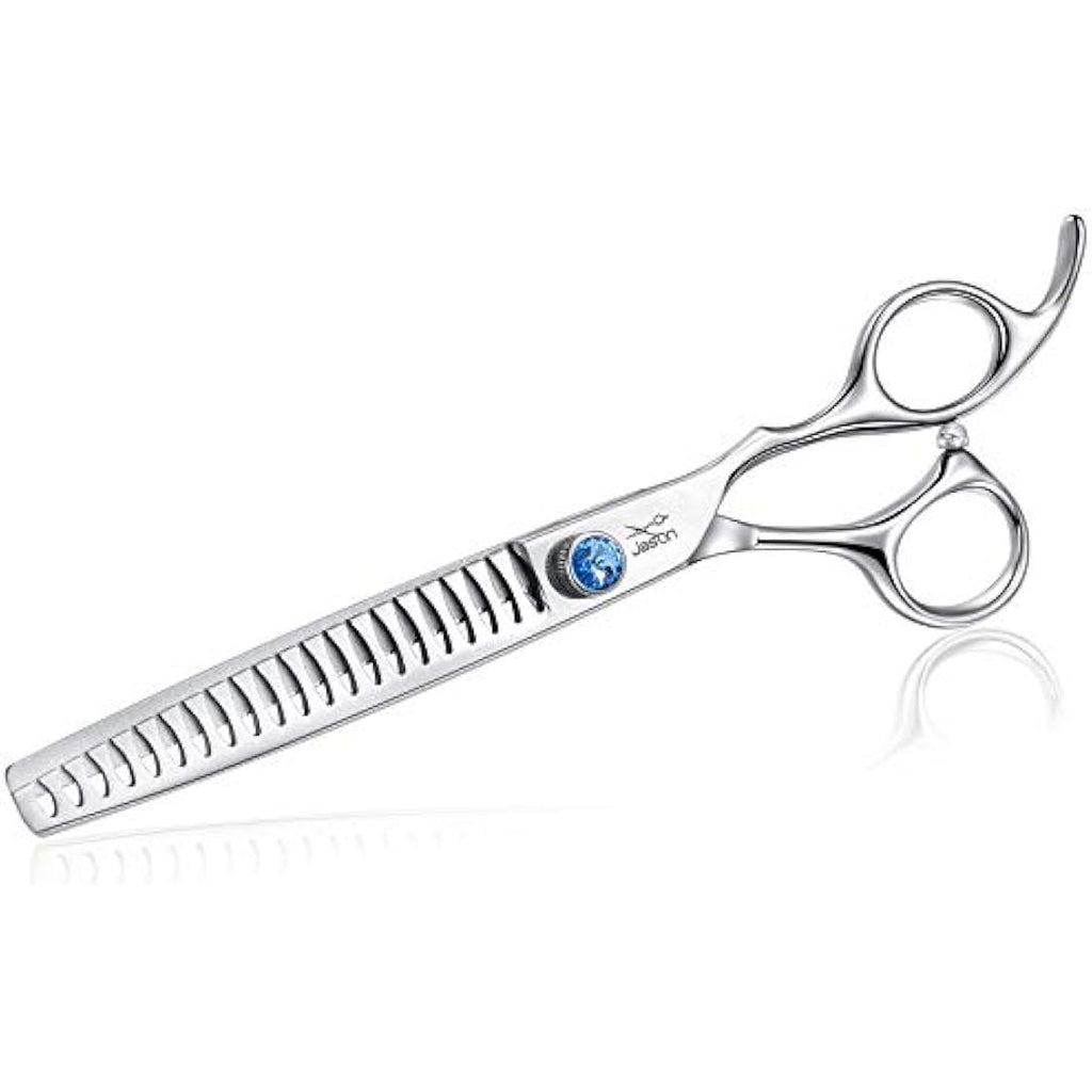 JASON 7" Dog Grooming Chunker Shears | 21-Teeth Japanese Stainless Steel
