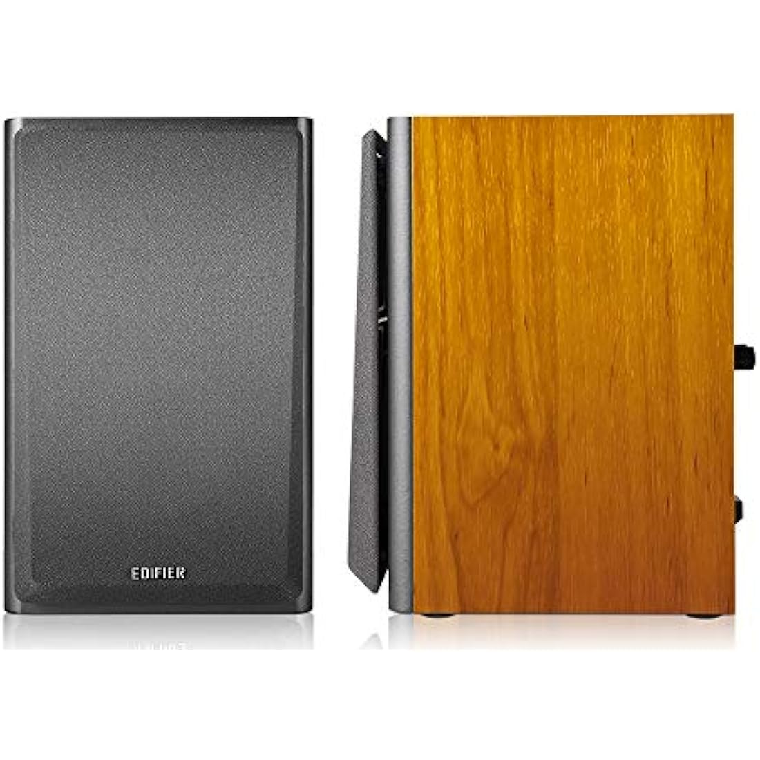 Edifier R1000T4 Active Bookshelf Speakers | 24W RMS Wood Grain Pair