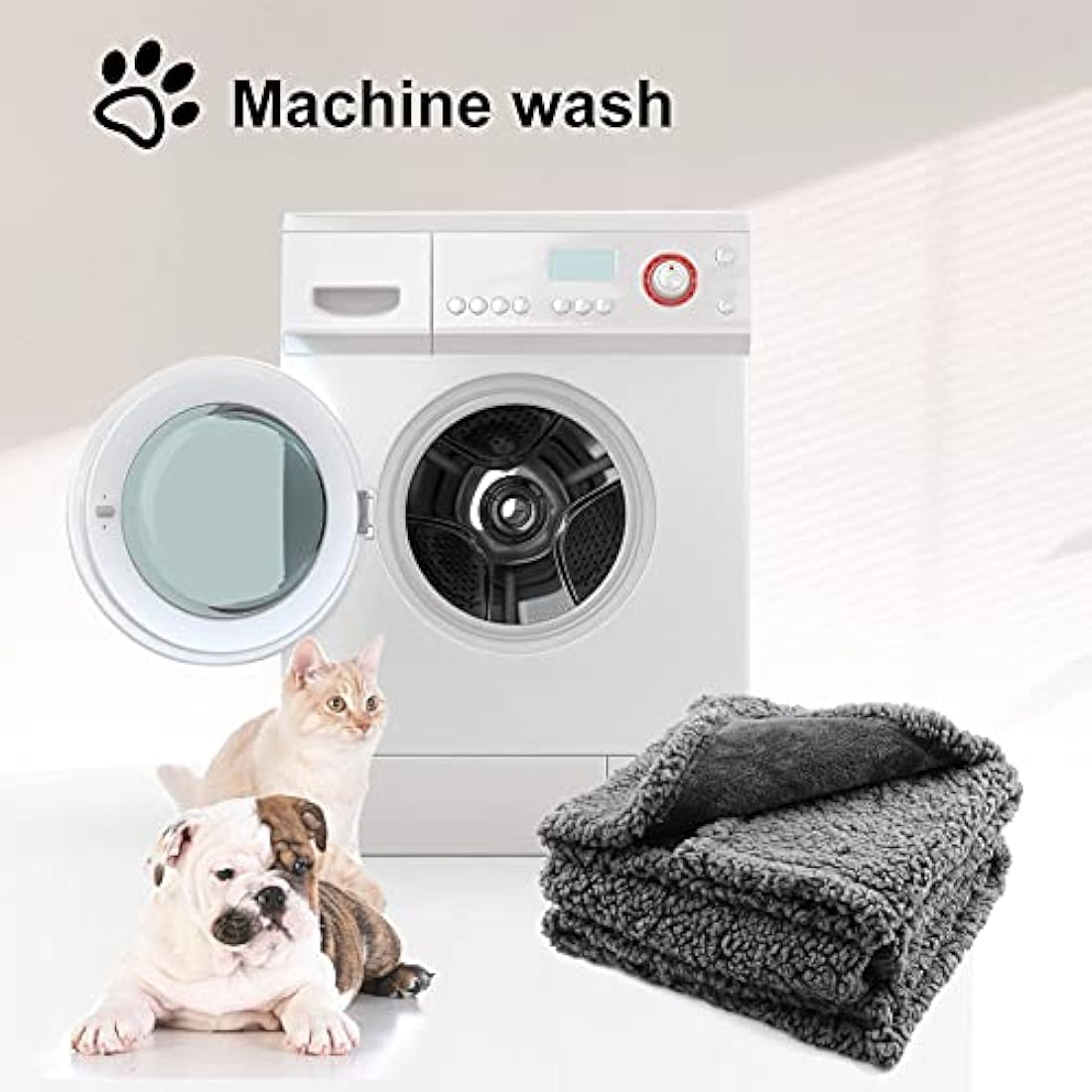 Waterproof Dog Blanket – Sherpa Fleece Pet Throw, XX Large