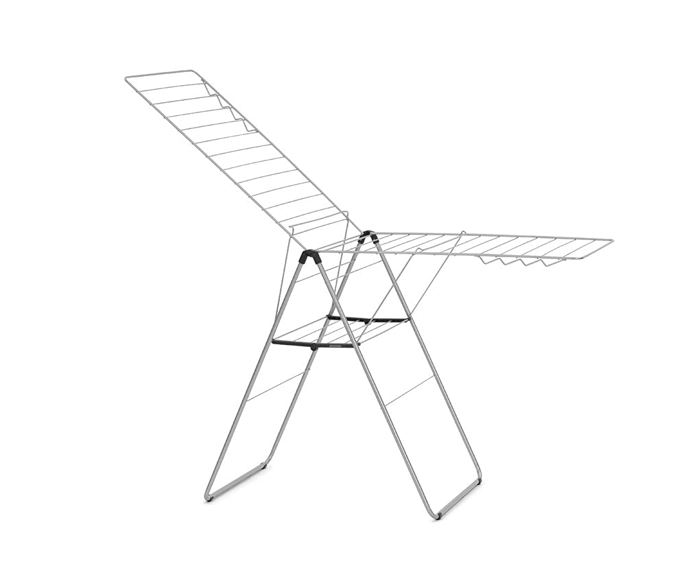 Brabantia HangOn Laundry Drying Rack – 25m Stainless Steel Grey