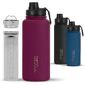 720°DGREE noLimit Insulated Water Bottle with Infuser - 950ml Steel