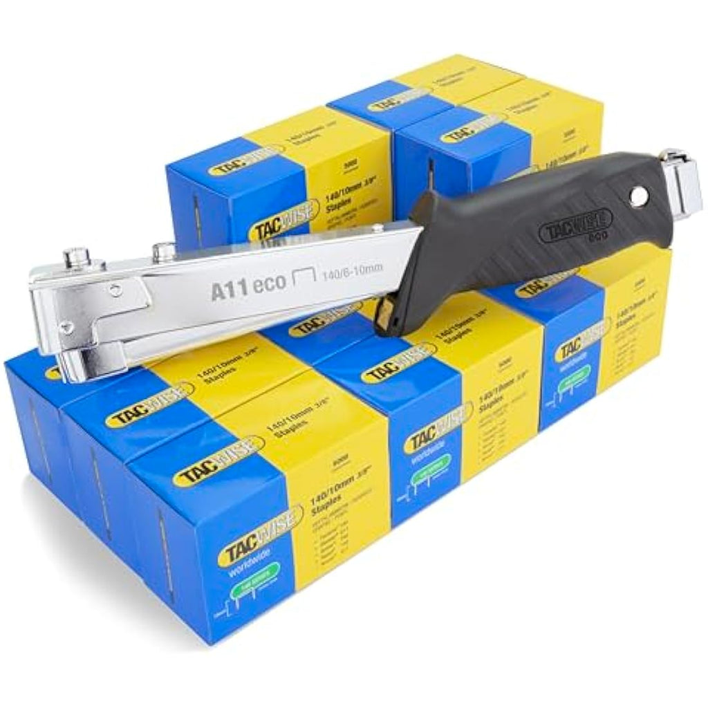 Tacwise A11 ECO Hammer Tacker | All-Metal Tool with 60,000 Staples