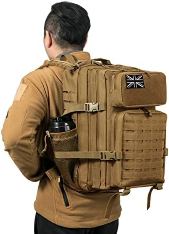Military Tactical Backpack – Molle Hiking Rucksack 45L