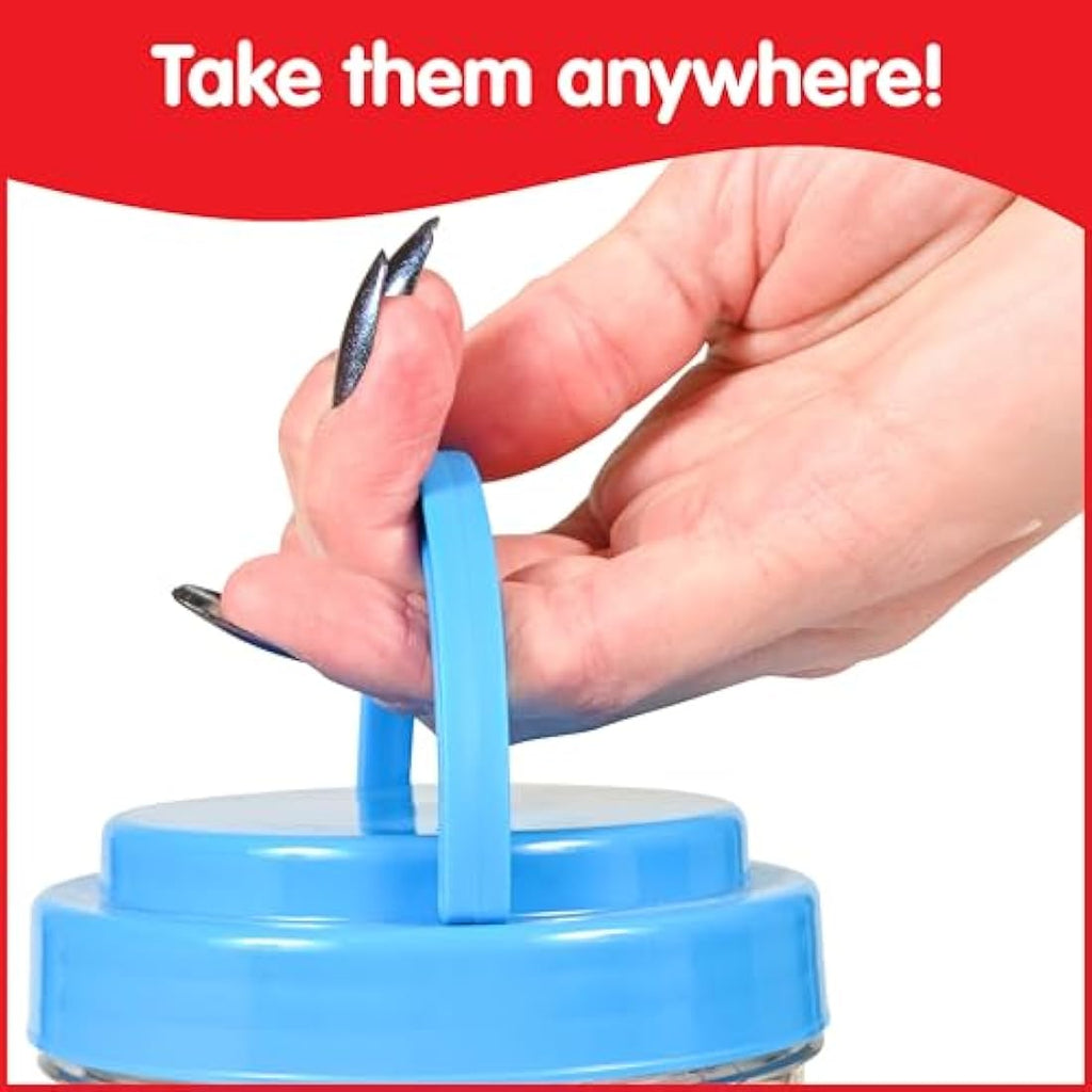 edxeducation Transparent Letters and Numbers | 36pc Sensory Play Set