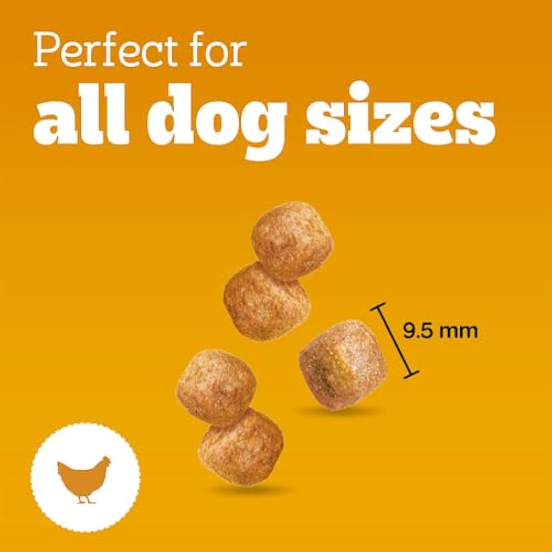Pedigree Tasty Minis Puppy Treats - Chicken Chewy Cubes (125g) - 8 Pack