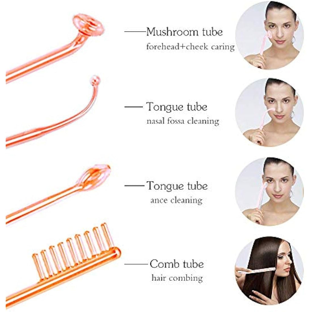 TEEROVA High Frequency Skin Therapy Wand | Portable Facial & Hair Device