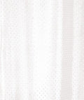 Luxxur Extra Weighted Shower Curtain | 200x240cm White Satin Diamond