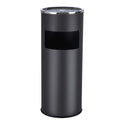 SONGMICS Standing Ashtray Bin | Outdoor Stainless Steel 12.3L Black