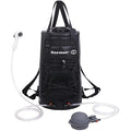 WILD HEART Portable Camping Shower Bag | 22L Solar Shower with Foot Pump