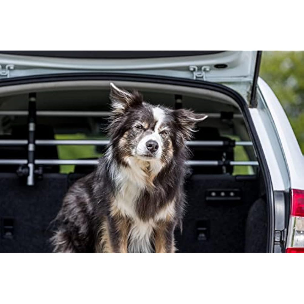 Trixie Car Grille Dog Guard – Adjustable Width 96-163cm – Silver/Black