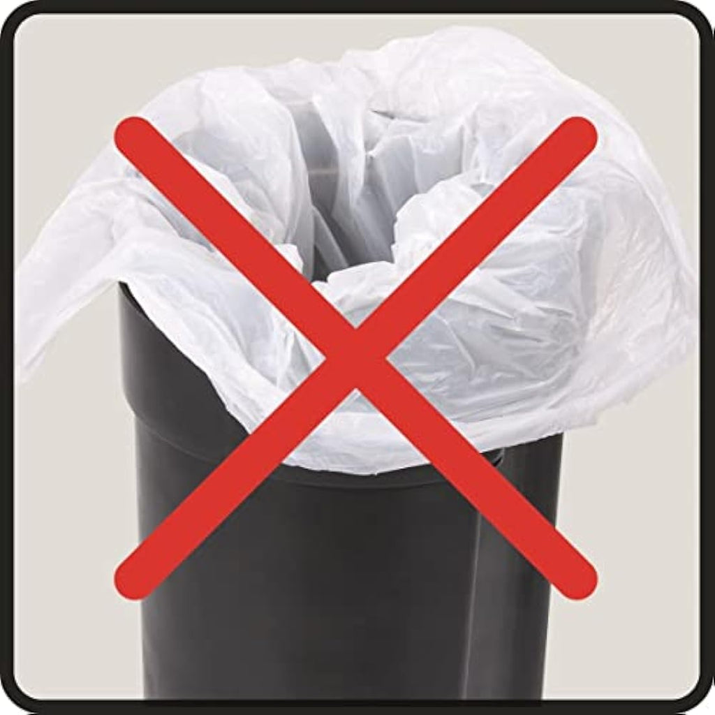 WENKO Leman Cosmetic Pedal Bin – 3L Matt Stainless Steel Waste Bin