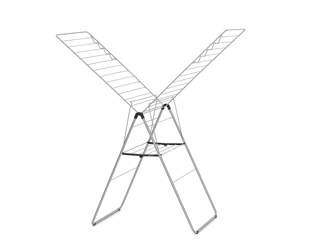 Brabantia HangOn Laundry Drying Rack – 25m Stainless Steel Grey