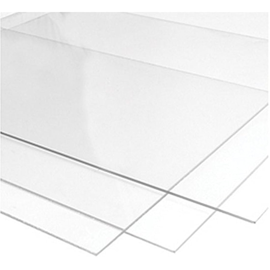 Clear Perspex Acrylic Sheet – 500mm x 500mm x 5mm