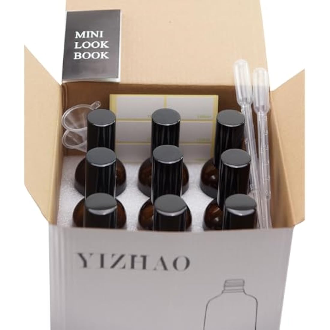 Jolof Store 100ml Green Glass Spray Bottle for Essential Oils – 9 Pcs