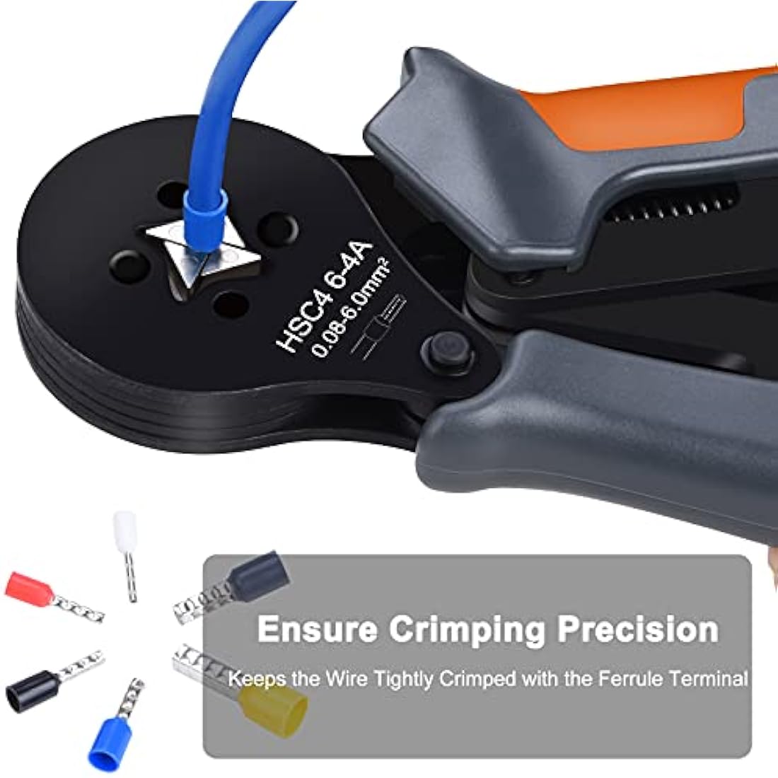 Preciva Ferrule Crimper Plier Kit | 1200 Terminal Connectors | AWG 28-10