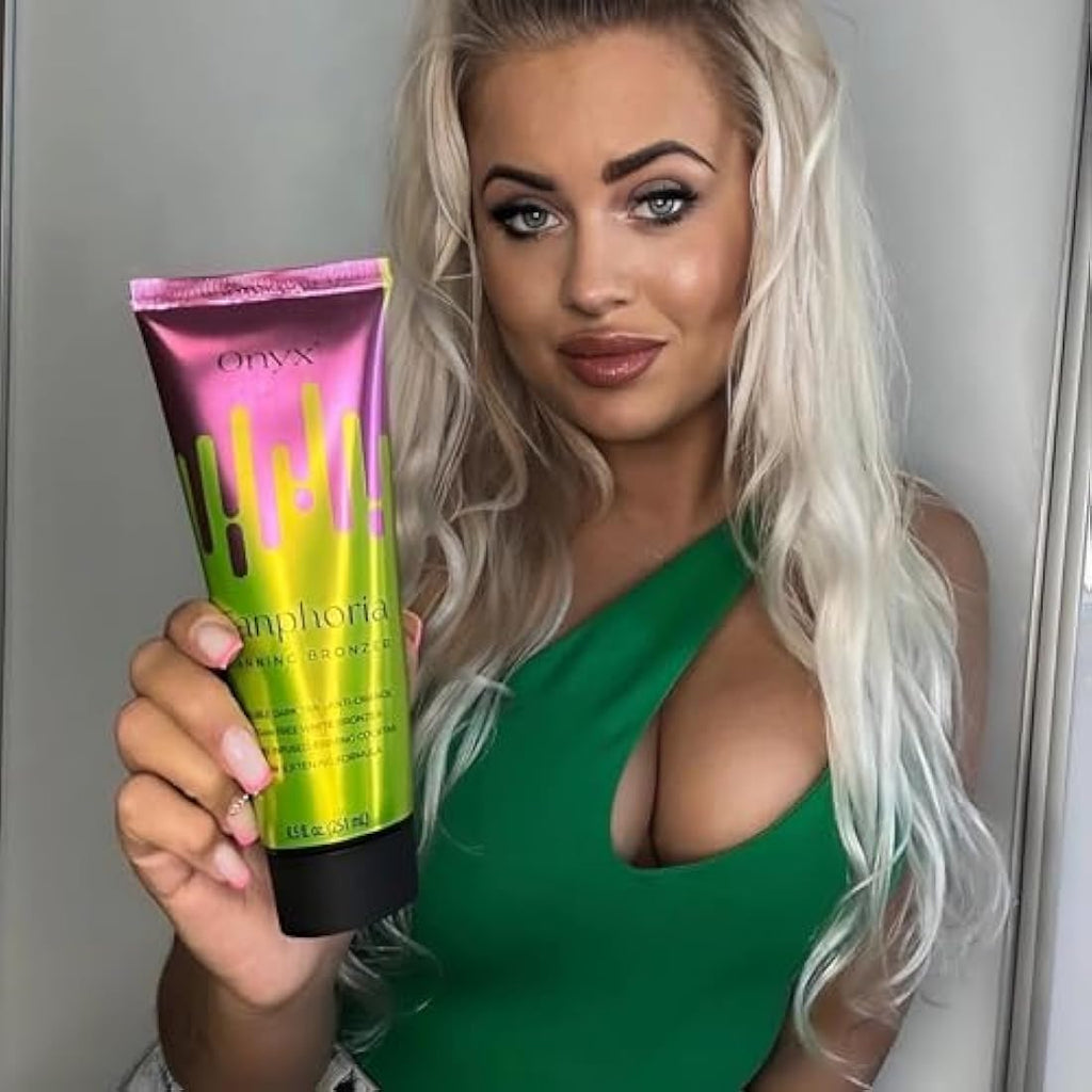 Onyx Tanphoria Sunbed Cream – Dark Bronzer Tanning Accelerator Lotion