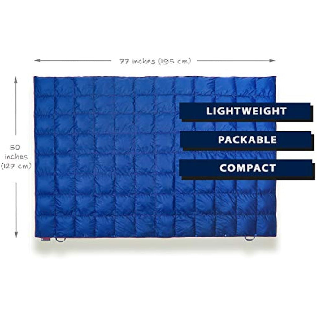 Get Out Gear Down Camping Blanket – 650 Fill Power Water-Resistant Quilt