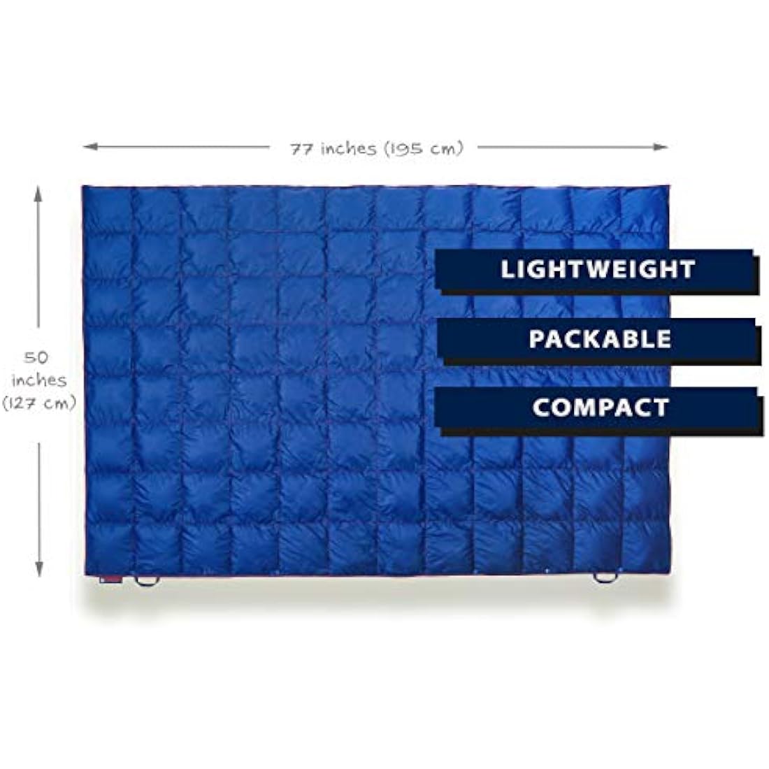 Get Out Gear Down Camping Blanket – 650 Fill Power Water-Resistant Quilt