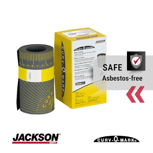 Jackson Safety Curv-O-Mark Extra-Large Pipe Layout Tool | 9' Heat Resistant