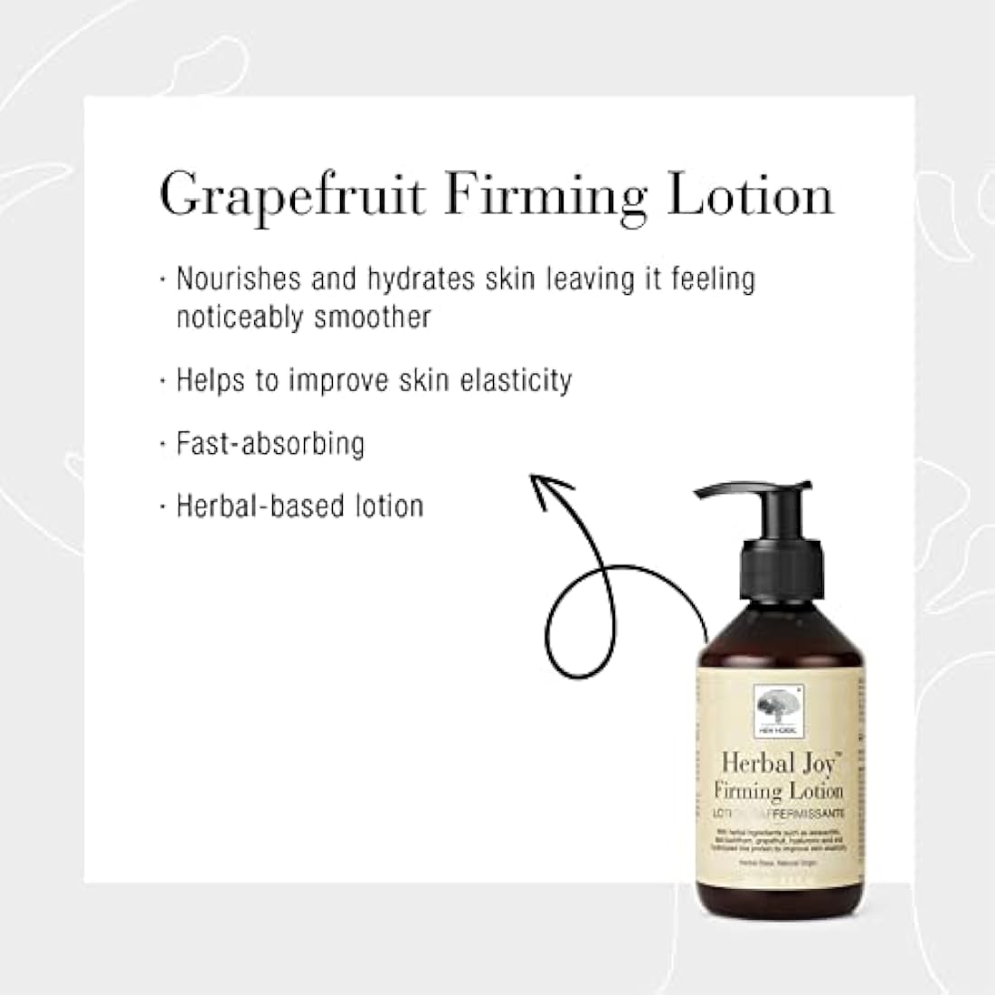 New Nordic Herbal Joy Firming Body Lotion with Shea Butter - 250ml