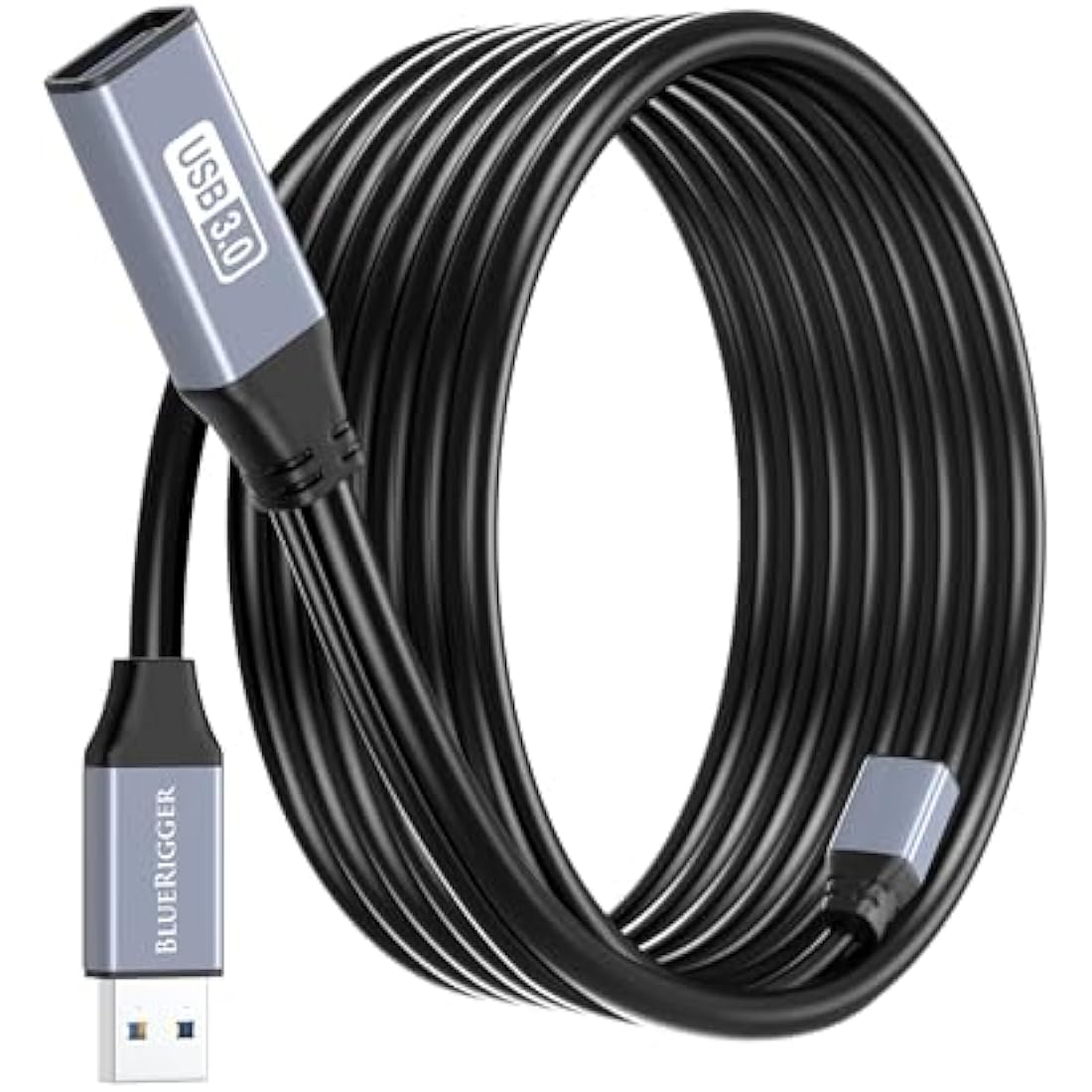 BlueRigger USB 3.0 Active Extension Cable – 10M In-Wall CL3 Rated