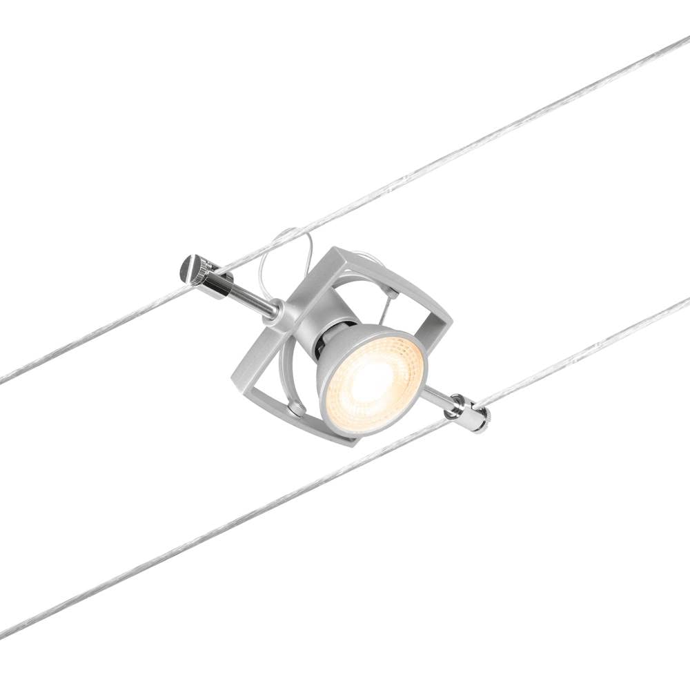 Paulmann CorDuo Wire Cable Lighting Set – Matt Chrome 5-Spotlight System