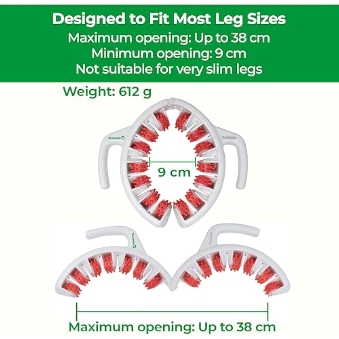 TESMED Cellulite – Manual Anti-Cellulite Massager for Thighs & Buttocks
