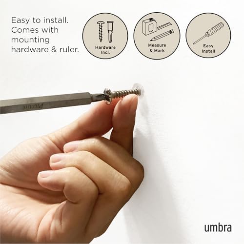 Umbra Flip 3-Hook Wall Mounted Coat Rack – Modern Retractable Hanger