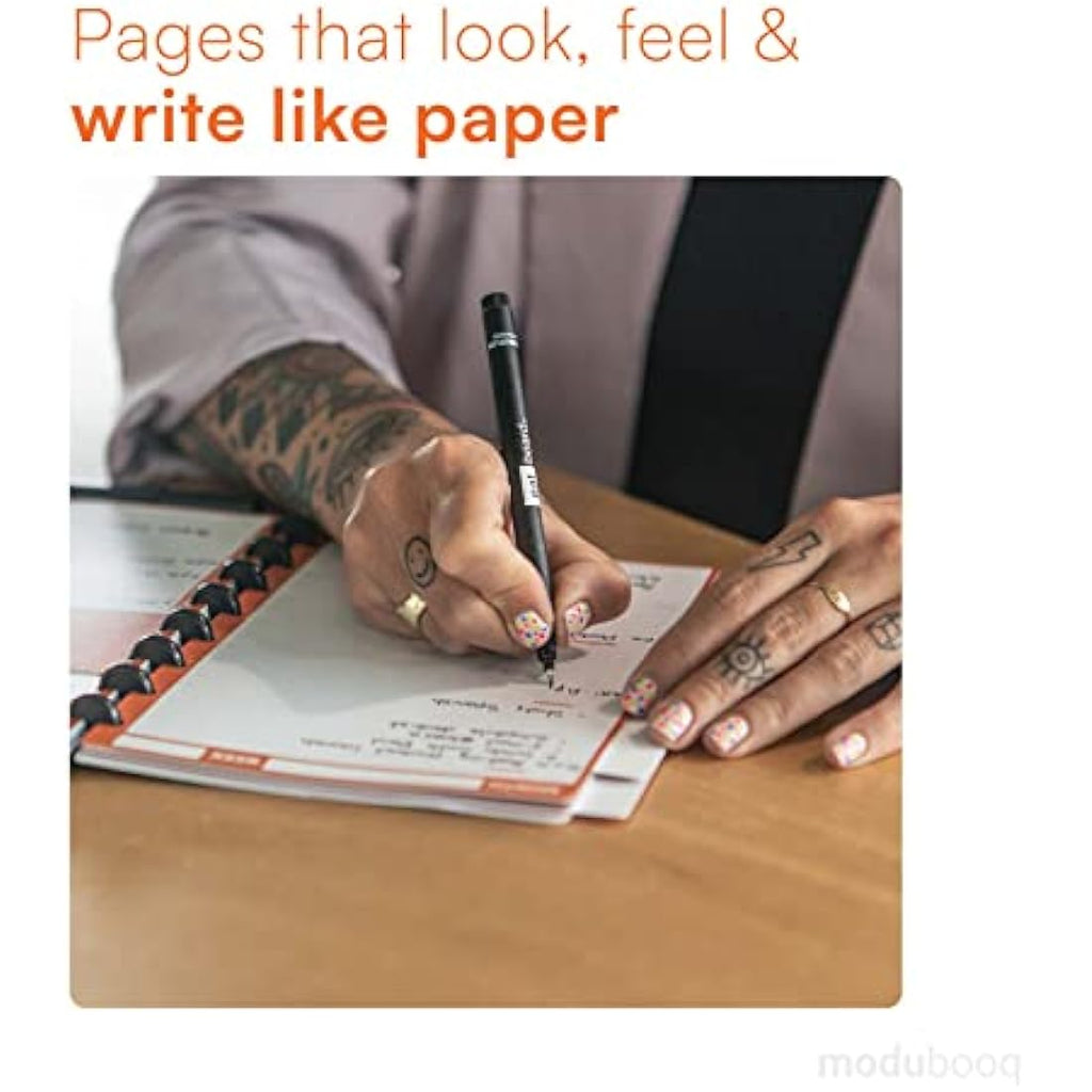 MODUBOOQ A5 Modular Reusable Smart Notebook – Erasable Discbound