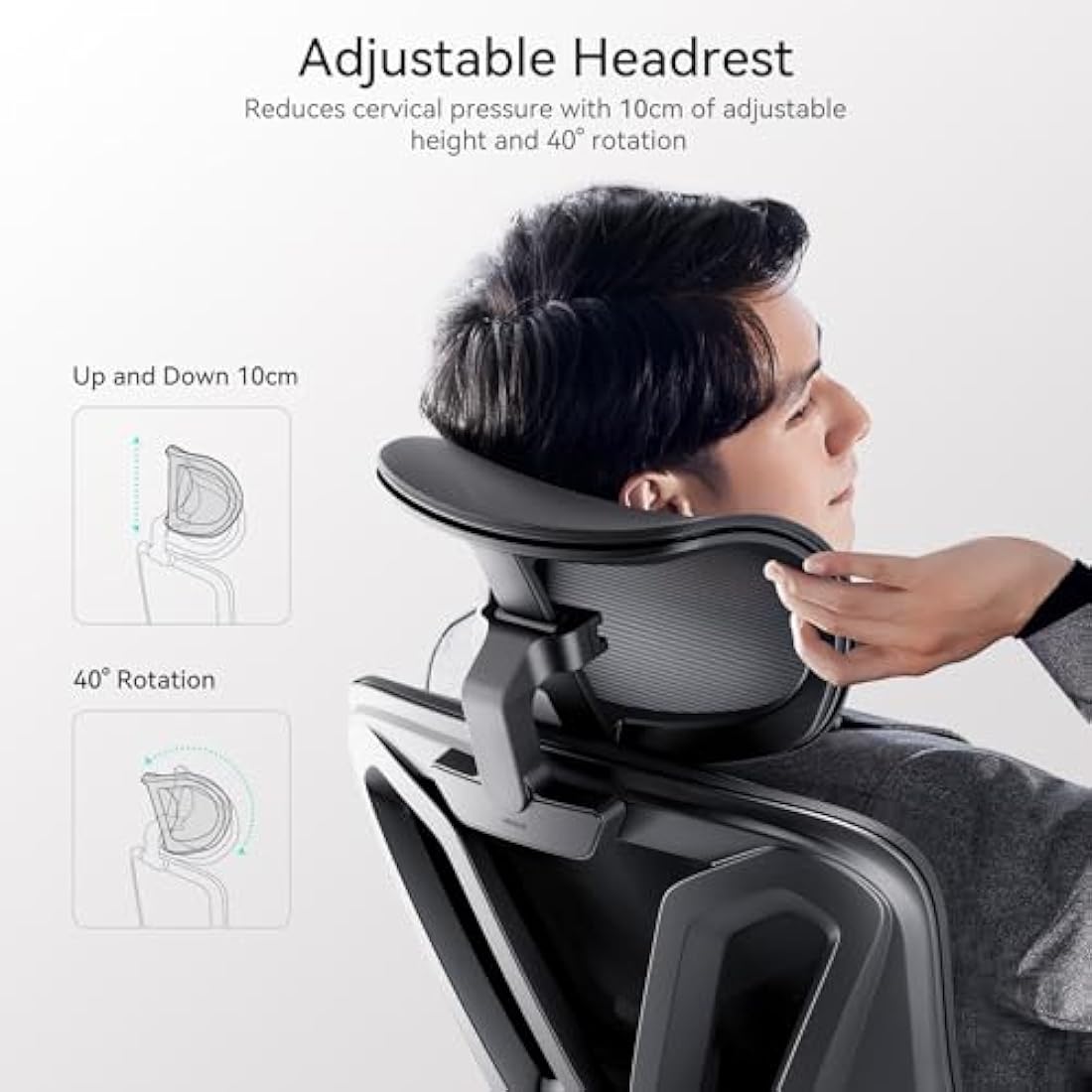 Hbada P5 Ergonomic Mesh Office Chair | Lumbar Support & Footrest