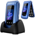 Uleway 4G Senior Flip Phone – Big Button Mobile with SOS & Charging Dock