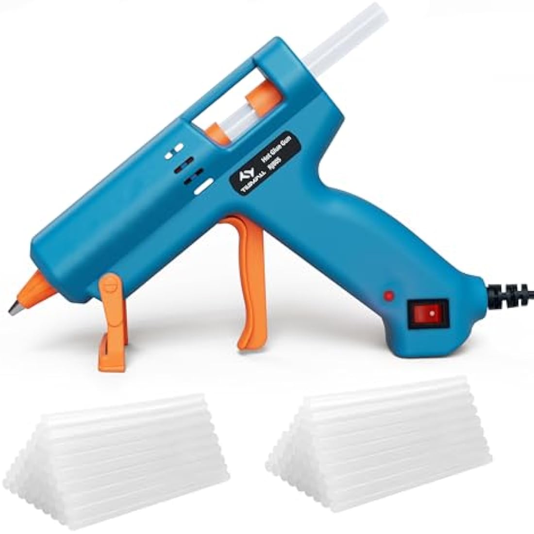 Tilswall 50W Mini Hot Glue Gun Kit with 75 Glue Sticks for DIY Crafts
