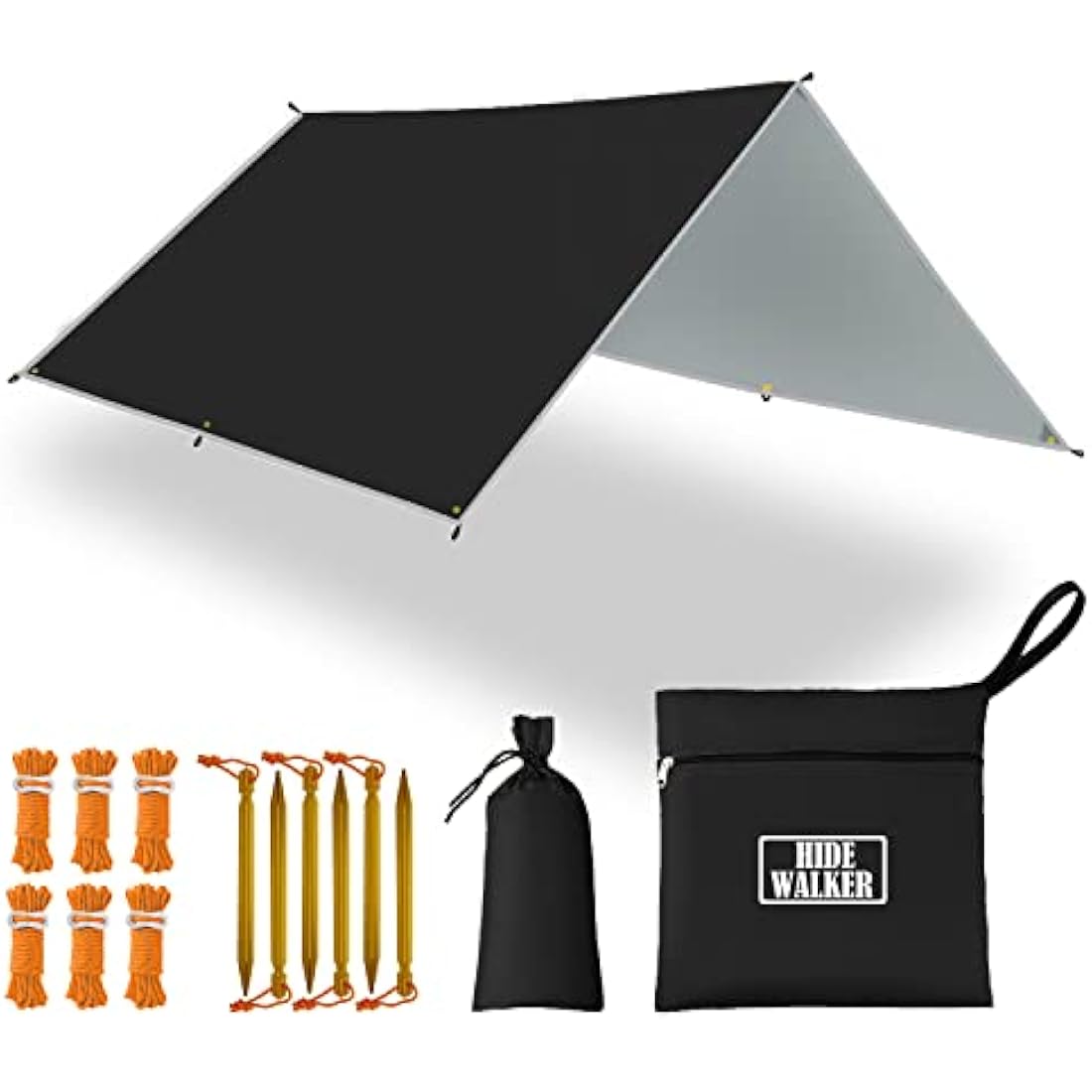 Jolof Store 3x4m Waterproof Camping Tarp – UV Protection Hammock Rain Fly