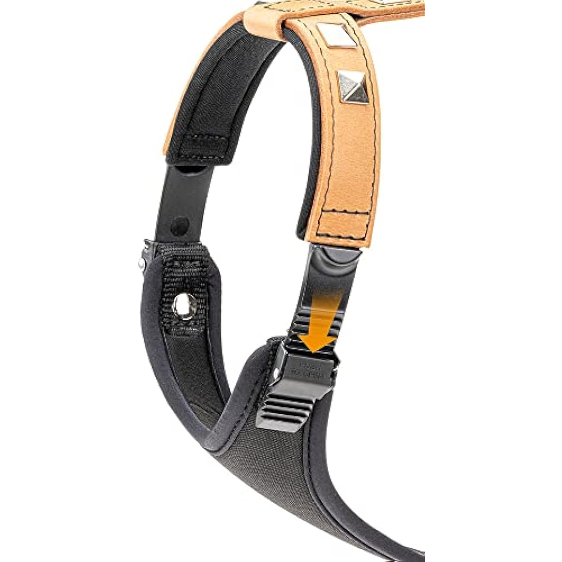 Ferplast Giotto Luxor Leather Dog Harness | Beige | 32-42 cm