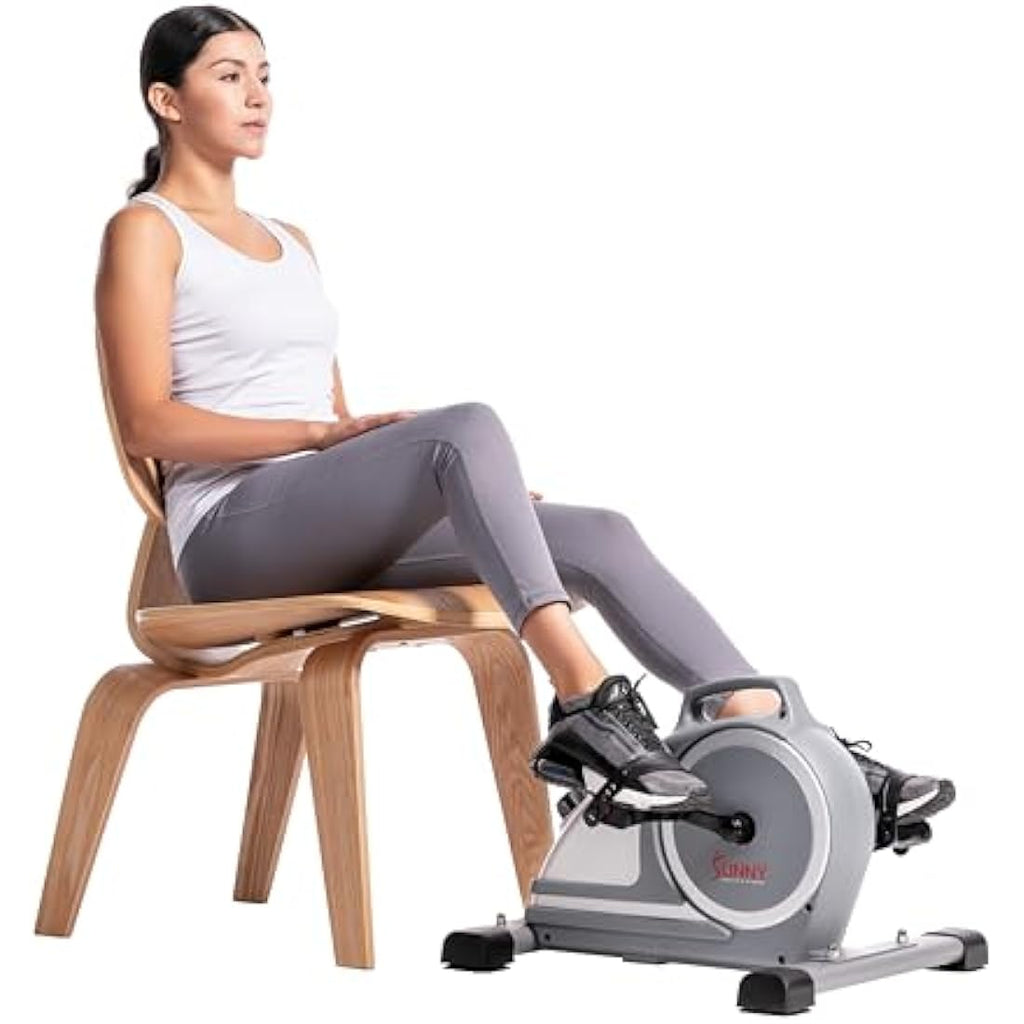 Sunny Health & Fitness Mini Exercise Bike – Under Desk Pedal Exerciser