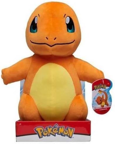 Snaps Pokemon Charmander Plush – 12 Inch Soft Stuffed Animal Toy
