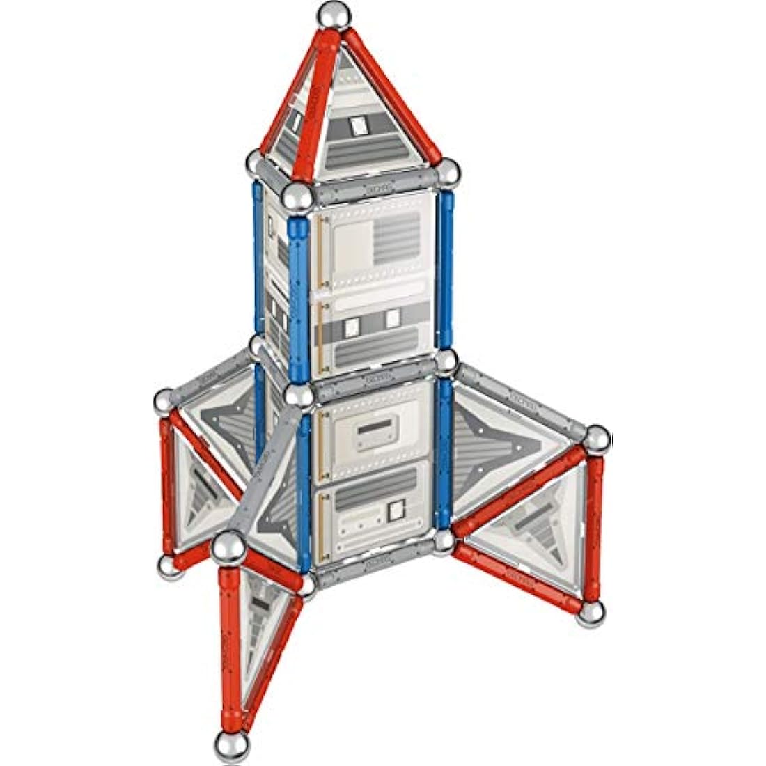 Geomag NASA Rocket Magnetic Construction Set - 84 Piece STEM Toy