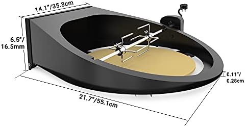 Onlyfire BBQ Rotisserie Kit & Pizza Ring for Large Big Green Egg