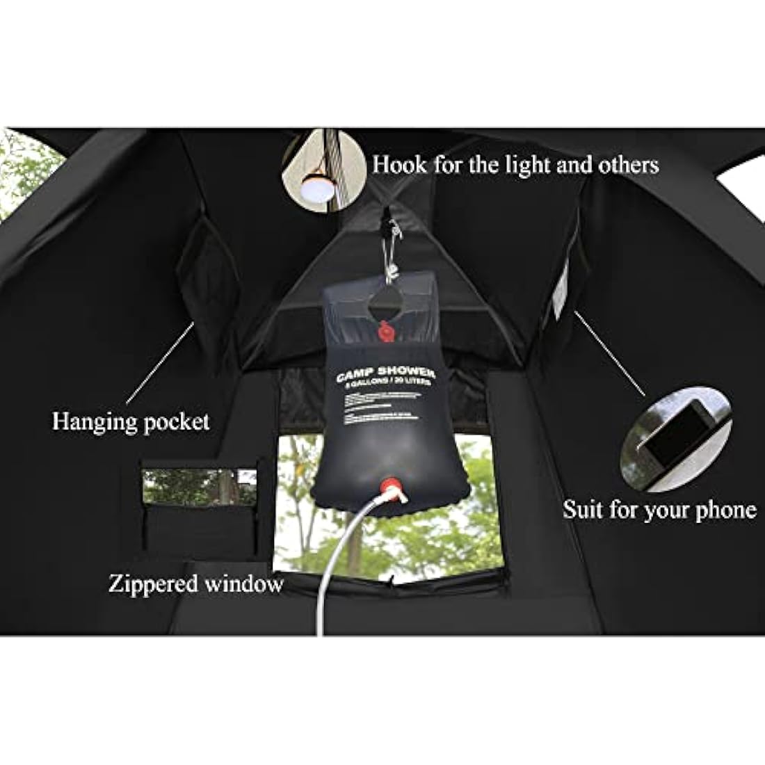 Jolof Store Portable Privacy Tent – Outdoor Camping Shower & Changing Room