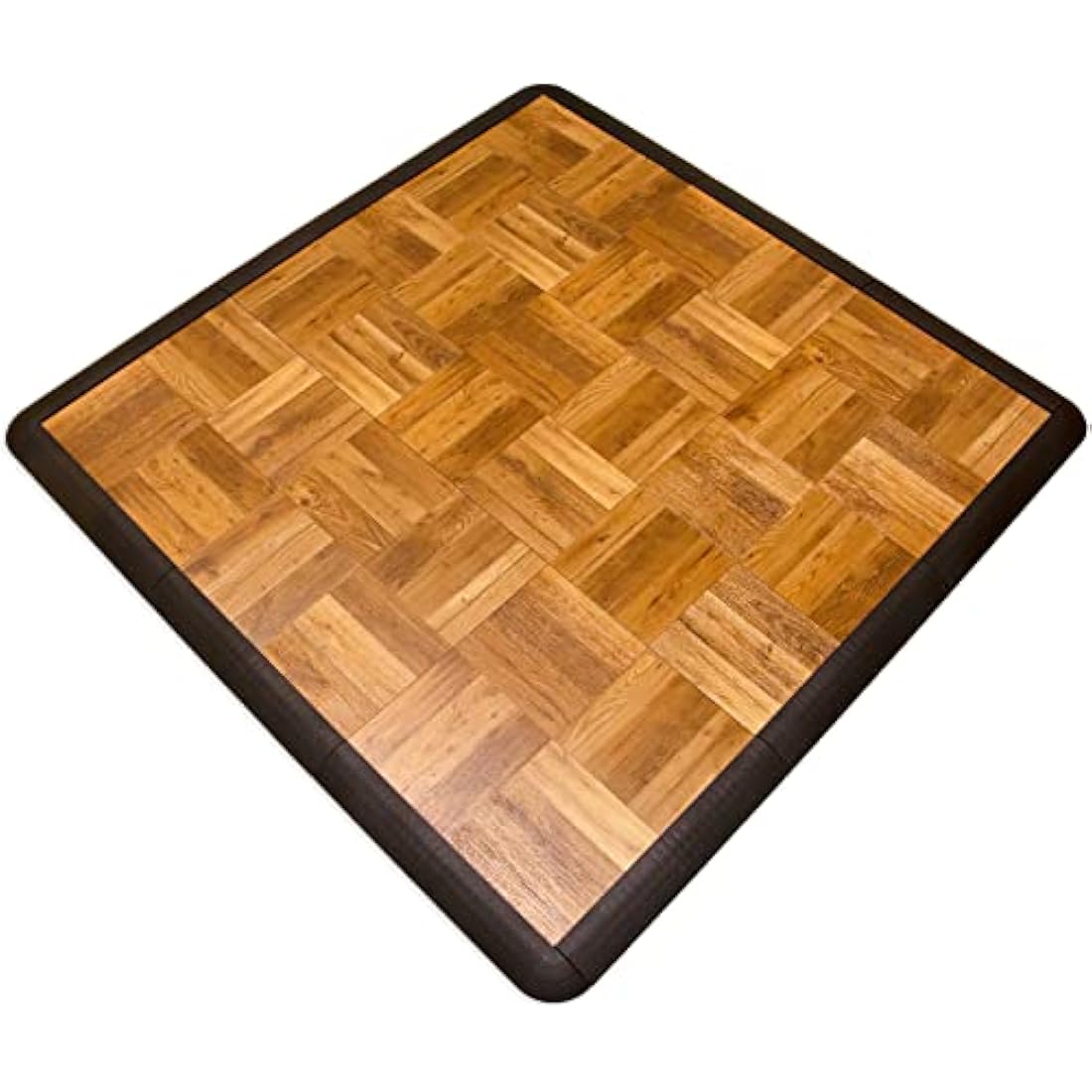 SnapFloors 3'x3' Modular Dance Floor Kit – Oak Interlocking Tiles