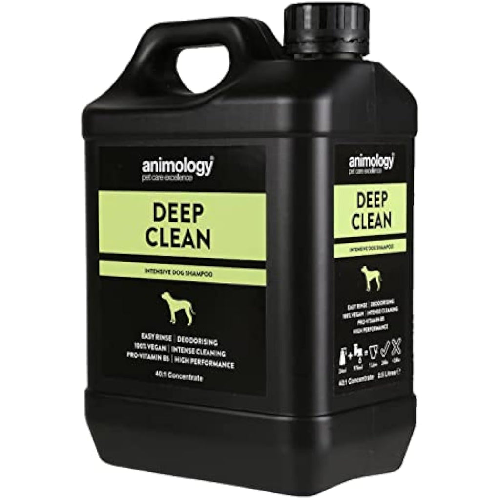 Animology Deep Clean Dog Shampoo – Deodorising & Easy Rinse – 2.5L