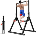 DOBESTS Foldable Power Tower Dip Station - 700 LBS Adjustable Pull Up Bar
