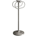 CALUCAB Freestanding Bathroom Towel Rack | 304 Stainless Steel Double Ring