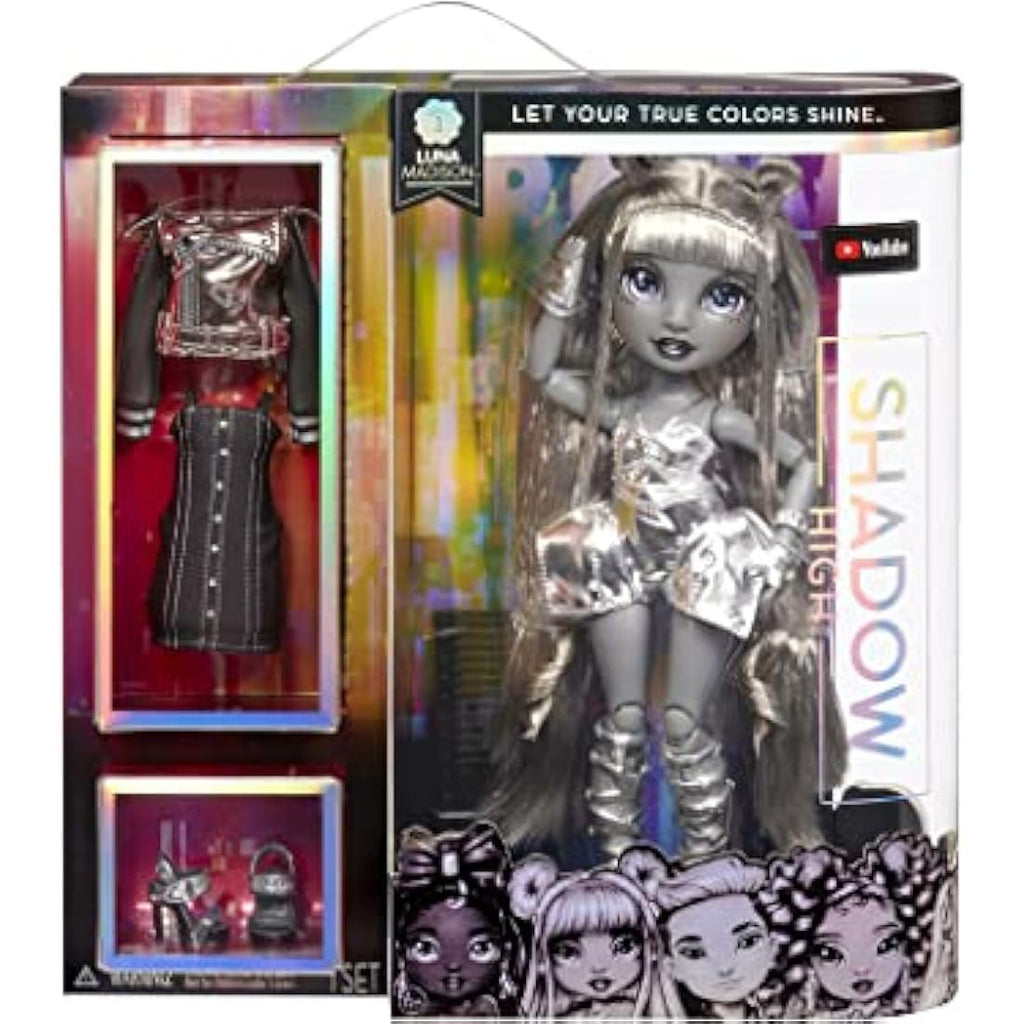 Rainbow High Shadow High Luna Madison Greyscale Fashion Doll Set