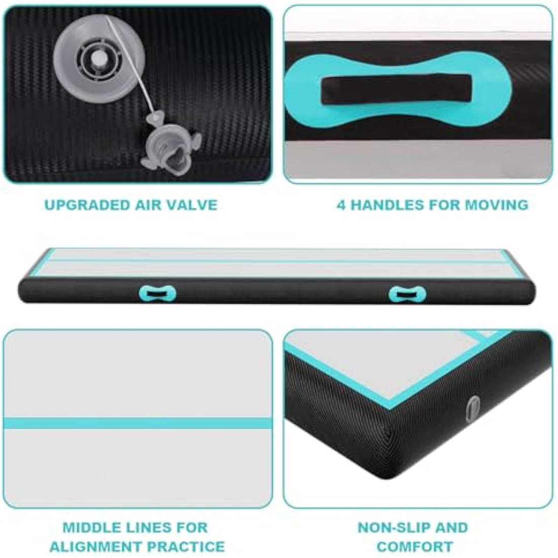 Inflatable Air Gymnastics Tumbling Mat with Air Pump