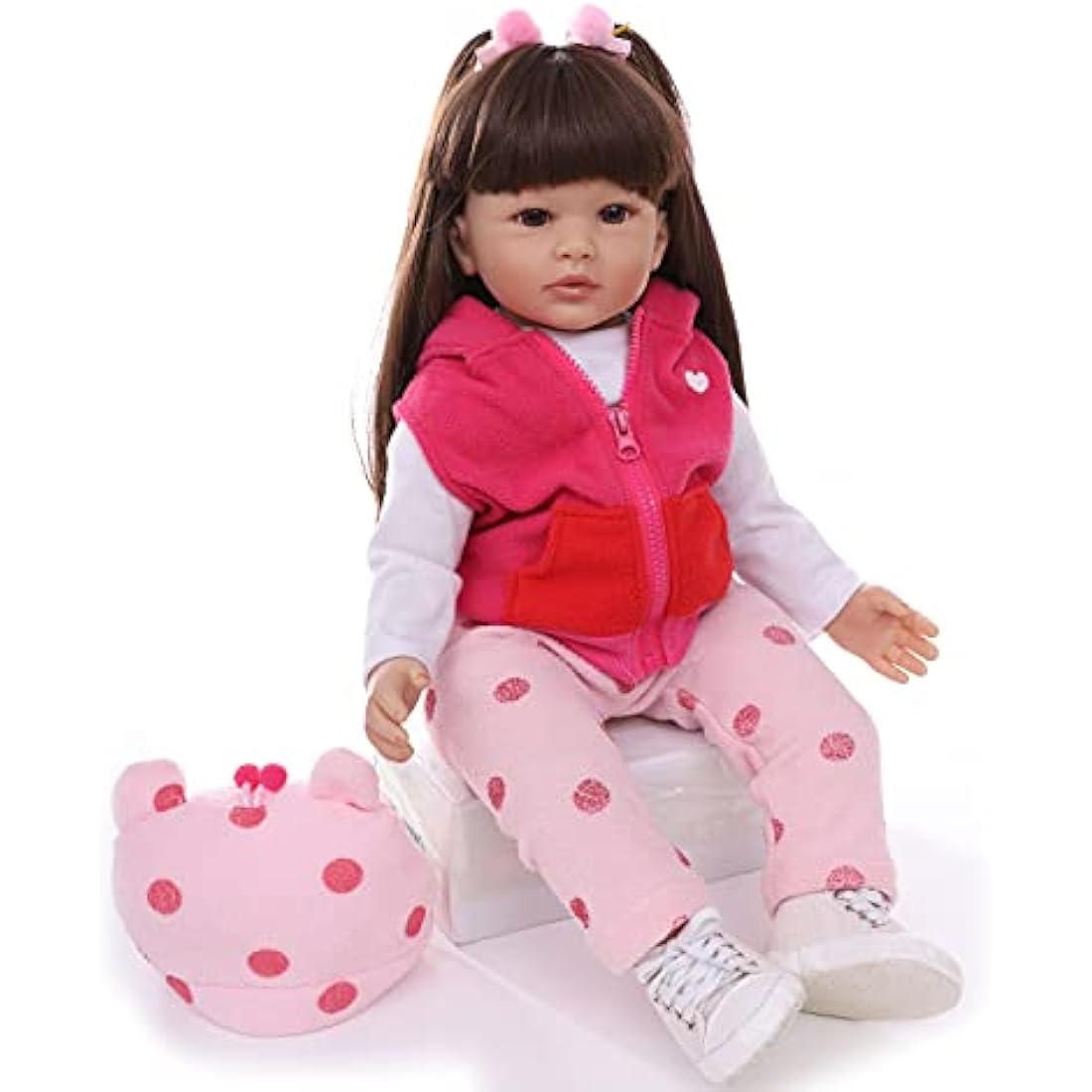 ZIYIUI 24 Inch Reborn Baby Doll | Realistic Soft Silicone Vinyl Girl