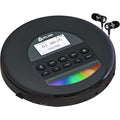 KLIM Nomad Portable CD Player | Bluetooth Rechargeable Discman – Black