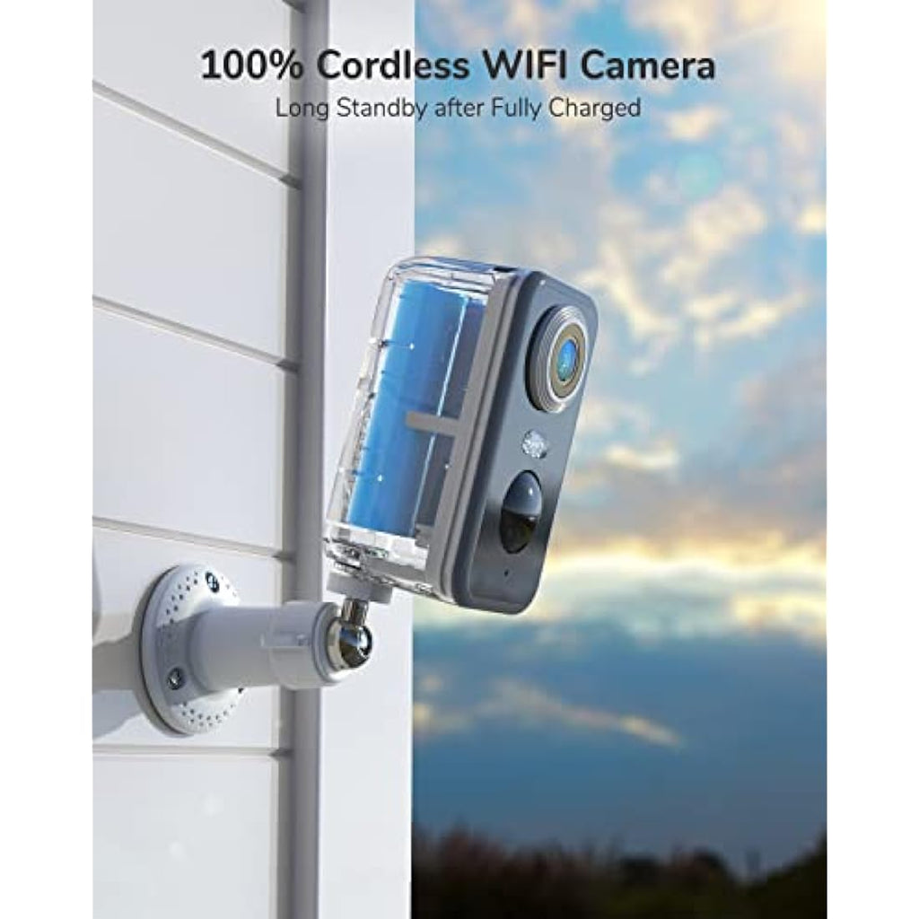 DEATTI 2K Wireless Security Camera – Battery Powered Outdoor CCTV